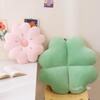 New Plant Flower Pillow Plush Toy Four Leaf Clover Sakura Pillow Doll Stuffed Flower Cushion Seat Sofa Throw Cover Birthday Gift