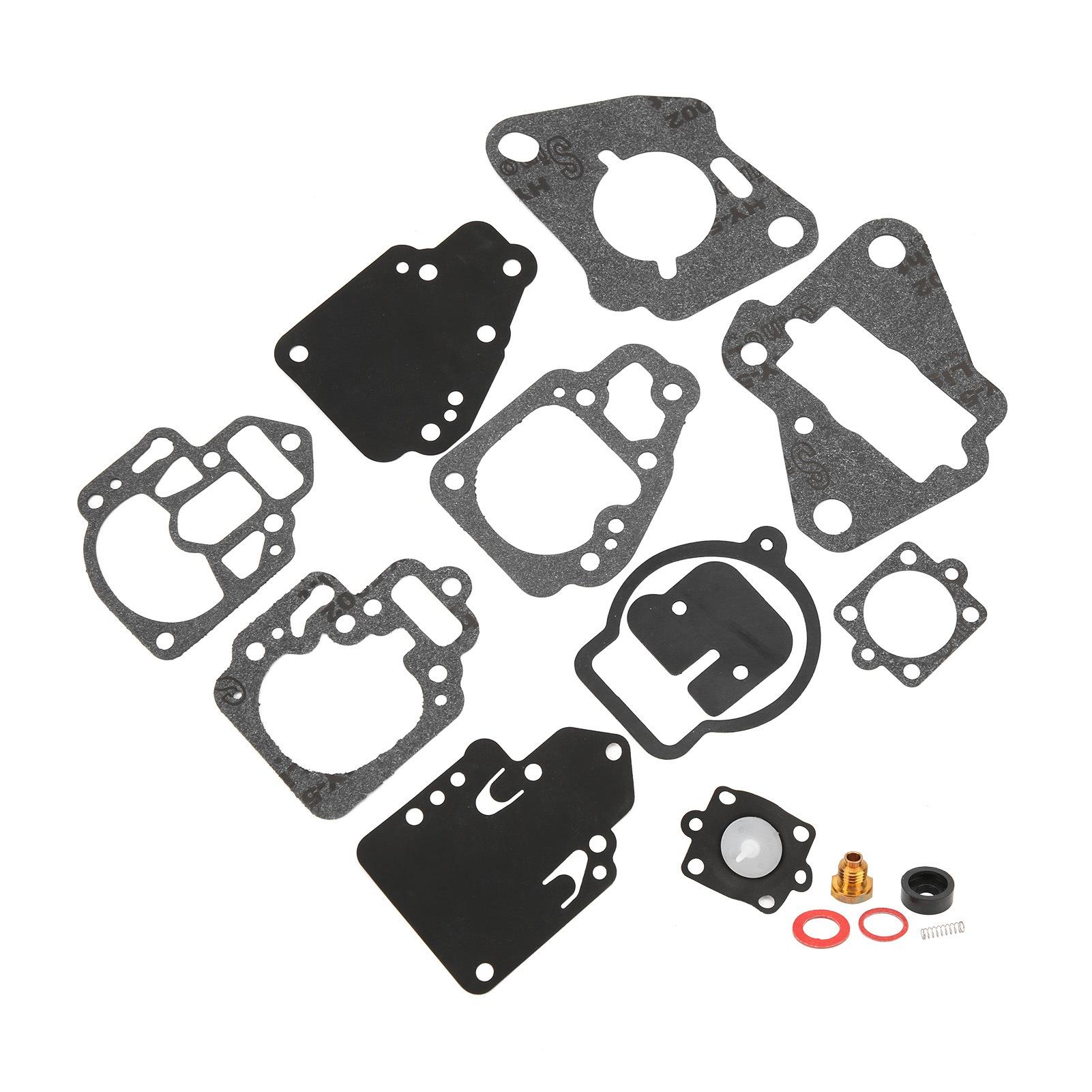 

16 шт. Ремкомплект карбюратора для подвесного мотора 139597611 Резина Металл Прочный Долговечный Модернизация для Морского