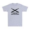 US Army Field Artillery Branch Insignia Crossed Cannons Veteran Graphic T-Shirt