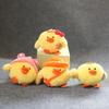 Keychain Yellow Chick Backpack Decor Pp Cotton Stuffed Doll Gift Kids For