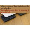 YNAK Anti-Vibration Rubber Mat for Pianos, Speakers, Outdoor Units, and Other Household Appliances, Reduces Vibration and Chattering, Provides Stabili