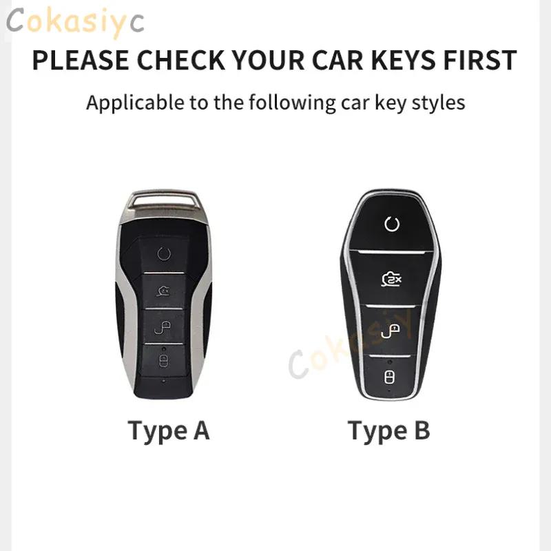 Car Remote Key Case Cover Shell For BYD Song Plus Atto 3 Han EV Tang DM Qin Seal Dolphin Keyless Auto Key Fob Car Accessories