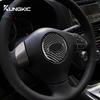Real Carbon Fiber Sticker For Subaru Impreza 2009 2010 2011 Car Steering Wheel Stickers Strip Interior Trim Auto Accessories
