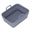 Silicone Air Cooker Pot Rectangular Fryer Liner Tray Replacement for Kitchen Cooking Accessories