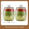 Glass Food-Grade Kimchi Jar for Pickling, Sauerkraut, and Vegetables - Wide-Mouth, Thickened Glass, Sealed for Home Use