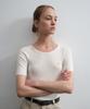 NON AND NON Half Sleeve Slim Knit Top_Nhkn5236