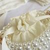 Persality Pearl Light White Beaded Hanbags For Girl Gift Pearls Lg Chian Shoulder Purse Wedding Bridal Clutches New Trendy