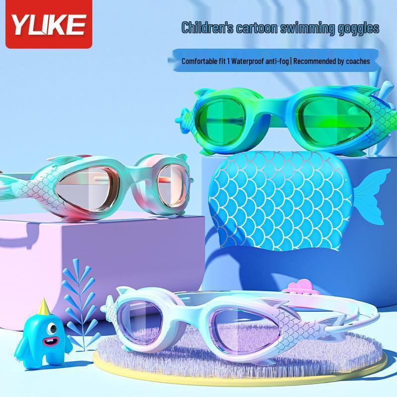 Yuke Kids Mermaid Anti-fog Swimming Goggles