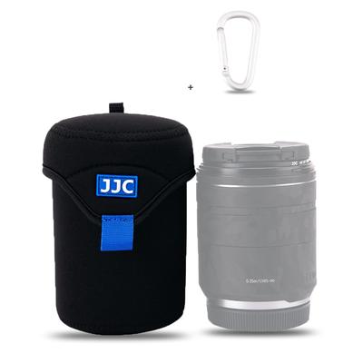 JJC Mirrorless Camera Lens for Sigma Sigma 16mm Sigma 70mm Tamron Nikon Z DX and Other Lenses X 78 X 118mm In Neoprene with Carabiner Case/Pouch
