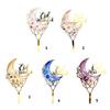 Pack of 5 Cake Toppers Set Cupcakes Toppers Eid Theme Food Safe Cake Pick Baking Accessories for Creative Party Decors