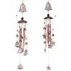 Festives Metal Windchime Bells Hanging Ornament for Christmas Trees, Creates Warm Holiday Ambiances