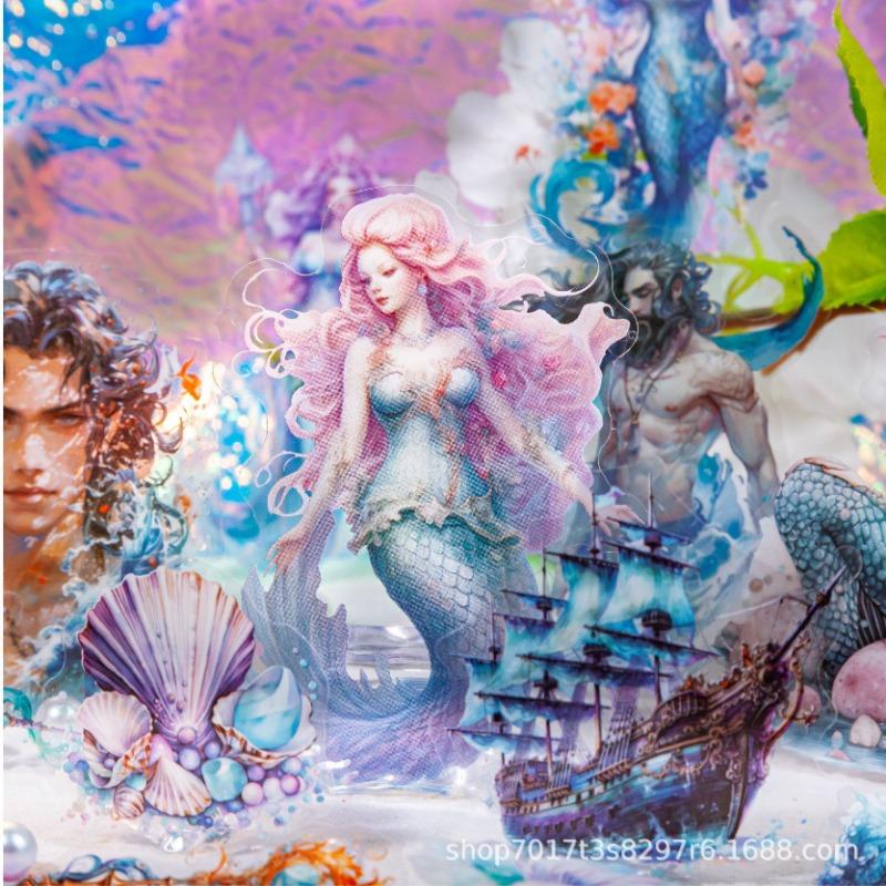 Retrostory Mermaid God Series Sticker Pack For Journaling Scrapbooking