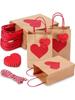 30 Stück/Set, Geeignet für Valentinstags-Dekorationsartikel, Partybeutel, Hochzeitsfeier-Geschenktaschen, Bastel-Tragetaschen, Party-Geschenktaschen.