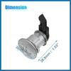 1 Set Fuel Door Lock Cylinder W/Keys for Toyota Tacoma for Toyota Tundra Fuel Tank Lock Cylinder Fuel Filler Lid Door Gas Lock Cylinder 69058-35140