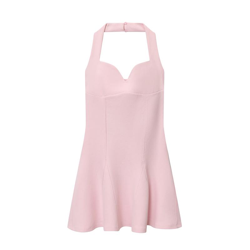 

Autumn 2025 Women s Versatile Slimming Casual Dress - New Arrival Small рожевий