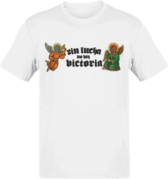Luchadores Y Virgen Mexicano Style Tee XXL