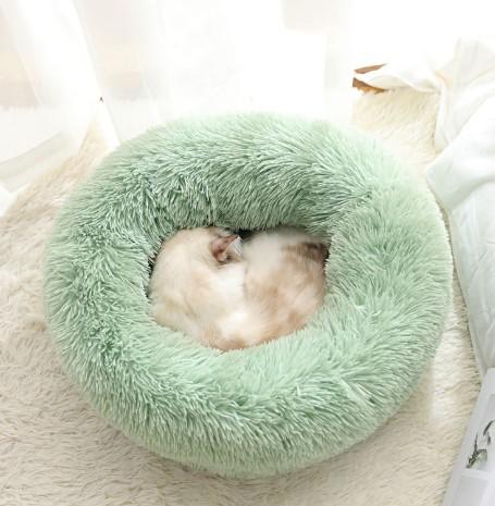 

All Season Soft Cozy Round Pet Bed Calming Sleeping Bed for Cats & Small Dogs