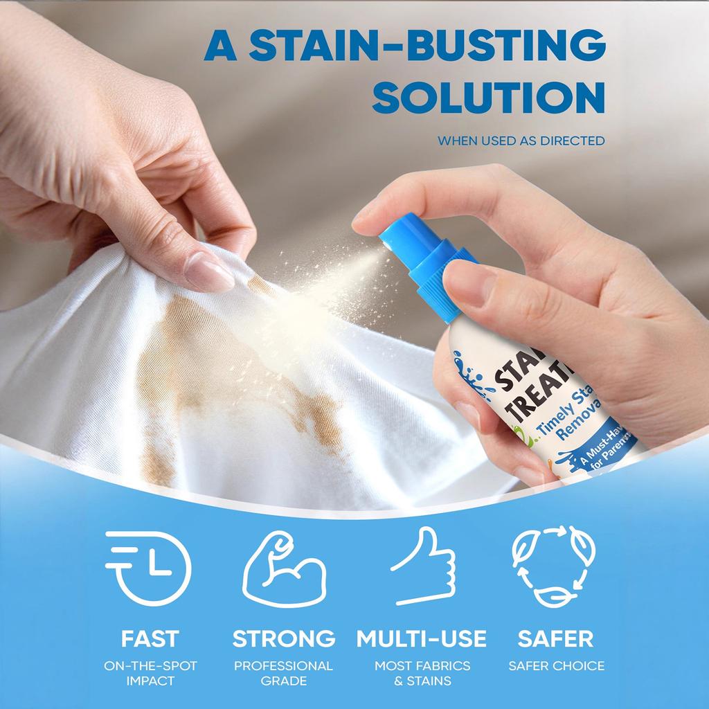 Stain Remover Spray 120ml, Baby Clothes And Sofa Stain Remover, Multi-functional Shoe Cleaner