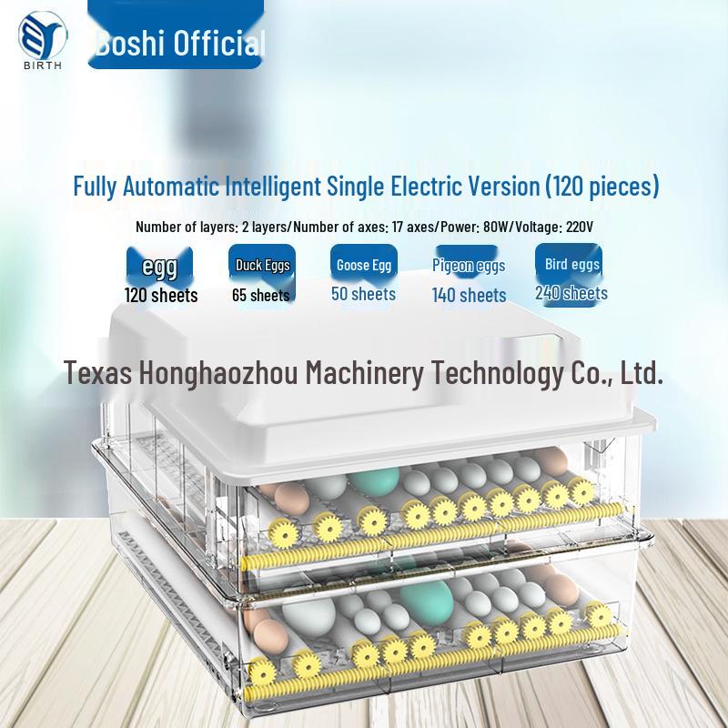 Automatic Mini Egg Incubator: Intelligent Temperature Control for 6-176 Eggs