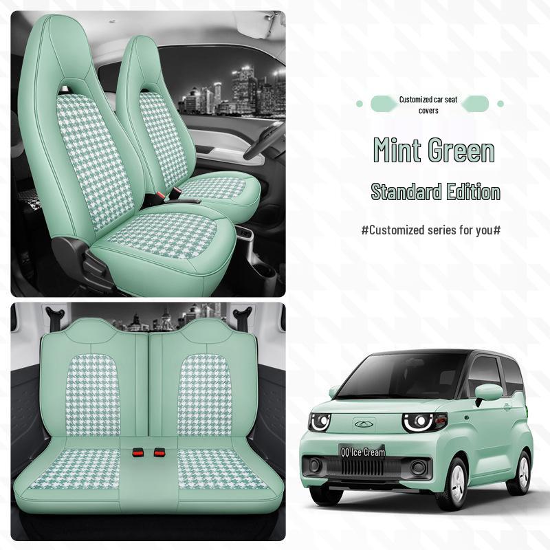 Cherry Ice Cream Sundae Car Seat Cushion 2022: Full Surround, Summer-Ready Cover
