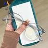 Women's TR90 Round Anti-Blue Light Ultralight Eyeglass Frames for Myopia