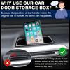 Autorder Door Side Storage Box for 2024 Ford Mustang Accessories Armrest Phone Container Door Organizer Handle Pocket Tray with Anti-slip Mat 2PCS