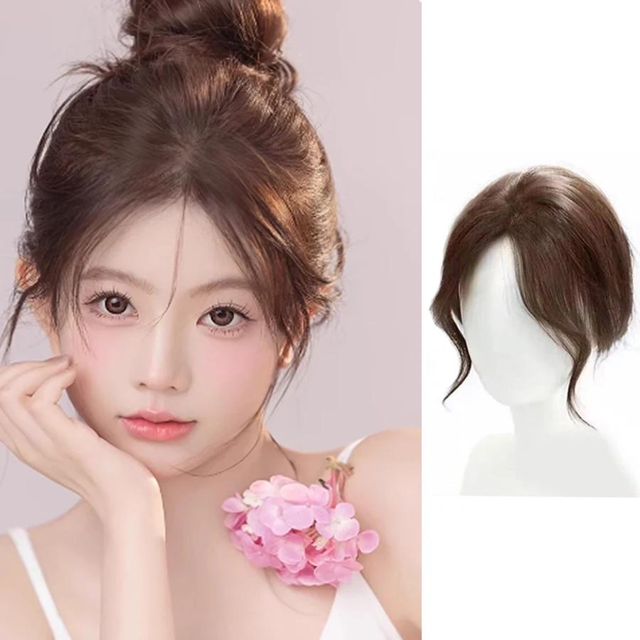 Peruka kucyk, smoczy wąs z wysoką czaszką, białe włosy na kucyku, puszysta i plama zwiększająca objętość włosów