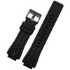 Cinturino per orologio in gomma di alta qualità per orologio TIMEX T2N720 TW2T76300 Serie T2N721 Uomo Nero Impermeabile Silicone Sportivo 24*16mm