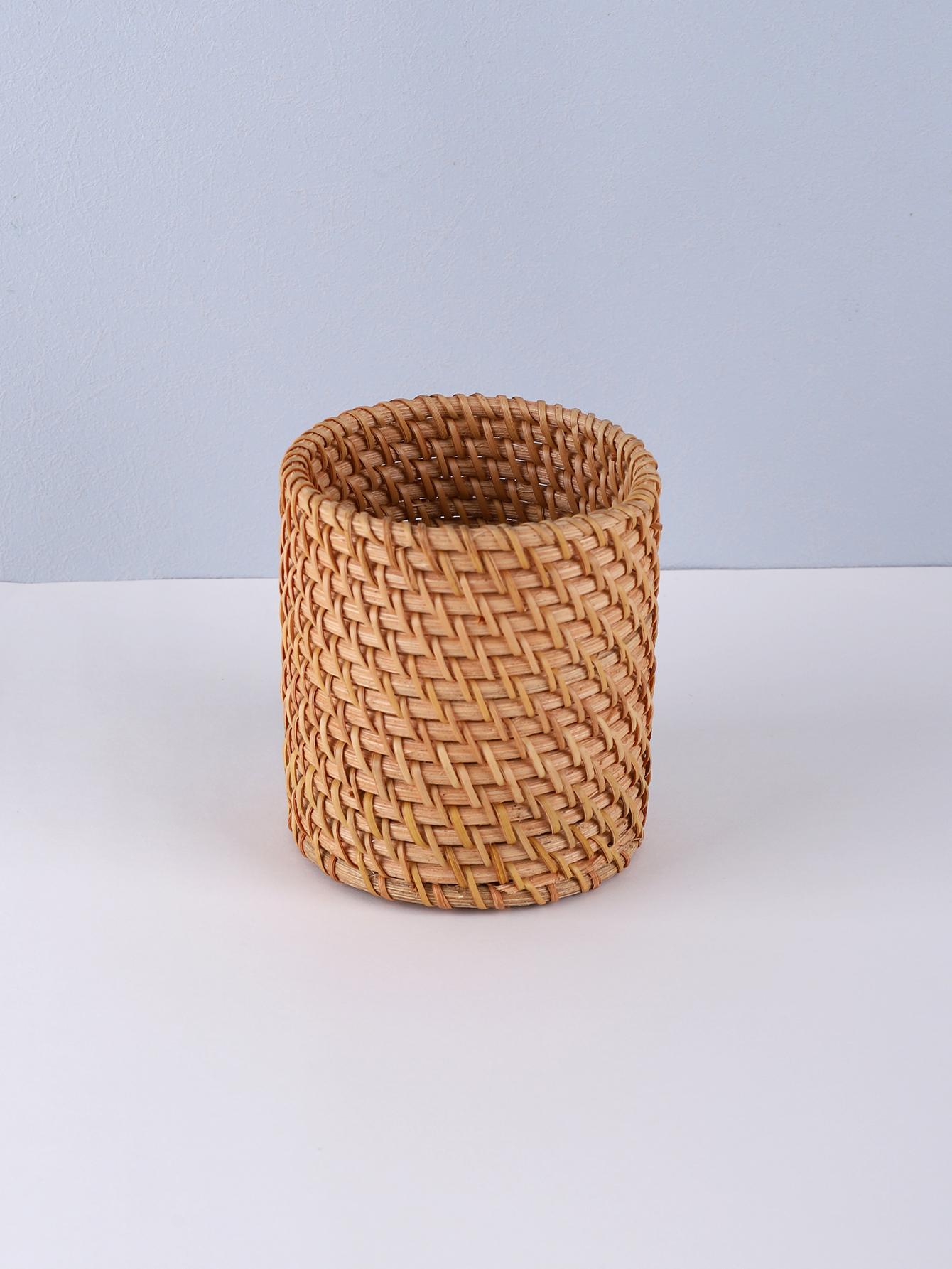 

Rattan pen holder Pen Holder For Desk Waterproof and sturdy pen holder School Office Supplies Stationery Desk organizer