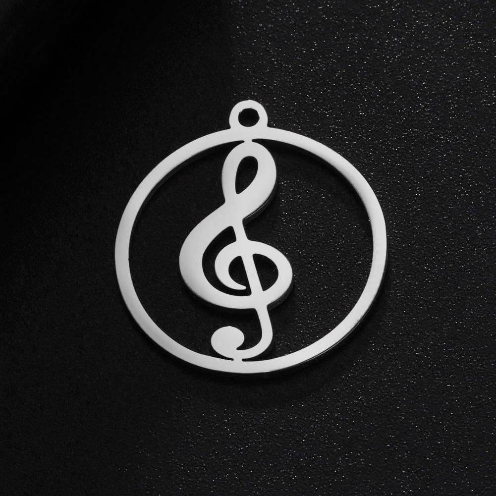 Teamer 5pcs Fashion Charms for Jewelry Making Stainless Steel Charm Pendant DIY Bracelets Necklace Jewelry Accessories Wholesale