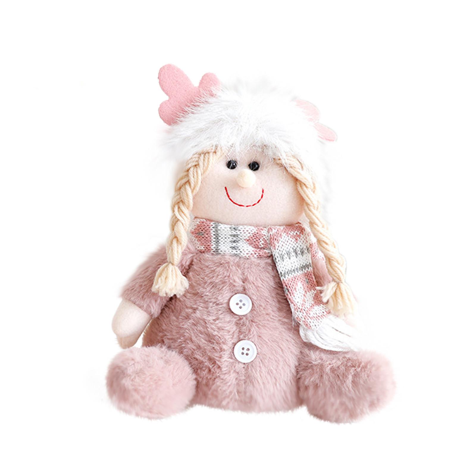 

Мягкие игрушки Праздничные украшения Очаровательные рождественские украшения стола и подарки Игрушки из синтетического волокна One Size