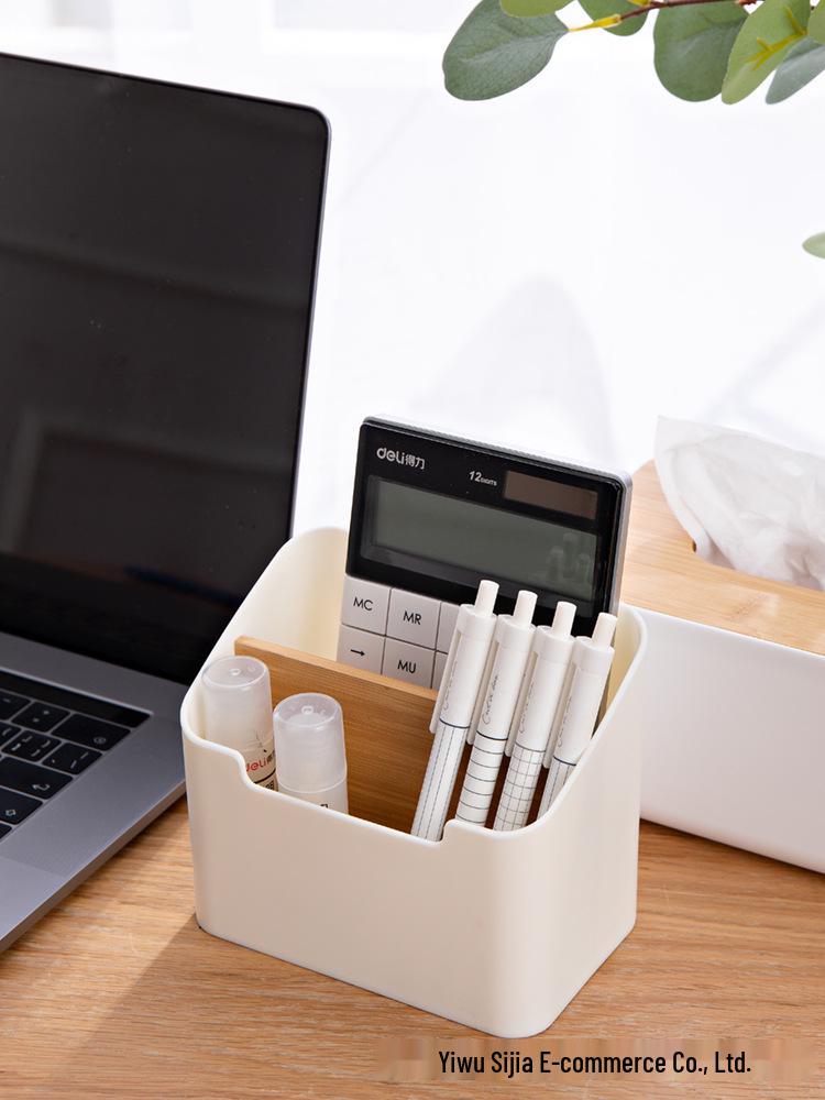 Creative Multifunctional Desktop Pen and Remote Control Organizer