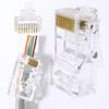 High Performances Cat5e RJ45 Plugs 8P8C Unshielded Connectors with Precisions Gold Plated Pin