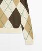 Masimodutti Cotton Argyle Detail Knit Sweater