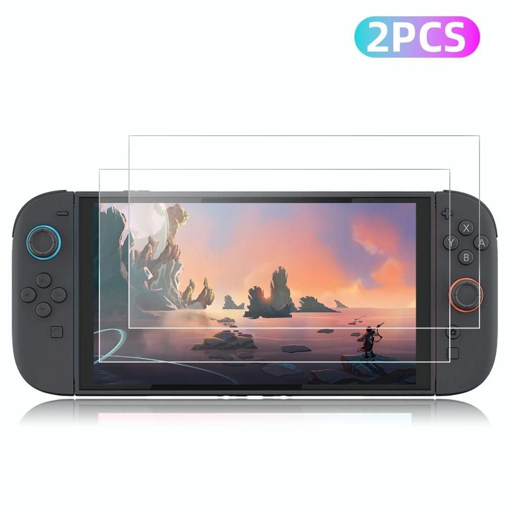 1/2/3 Pack Curved Edge Screen Protector Tempered Glass for Nintendo Switch 2nd Gen 2025 Game Console