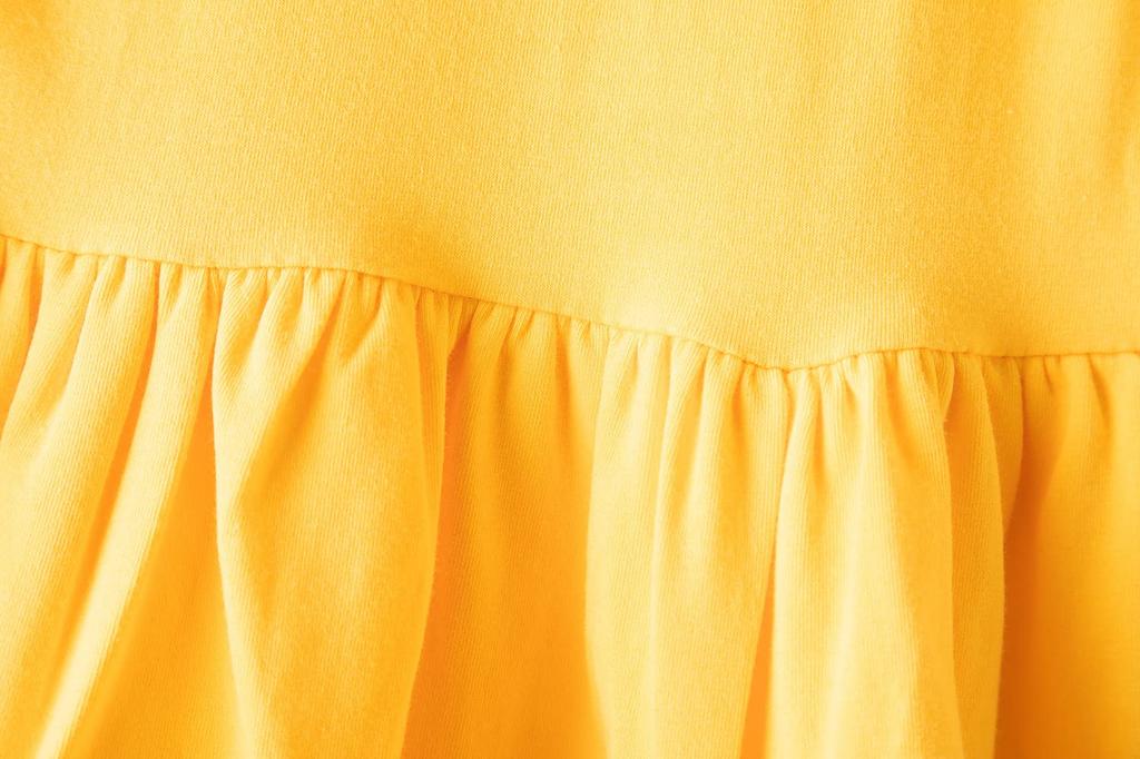 Dressy Daisy Belle Costume for Toddler Girls, Princess Cosplay, Kids' Beauty and the Beast Dress with Skirt, Halloween Costume, Size 115, Yellow,