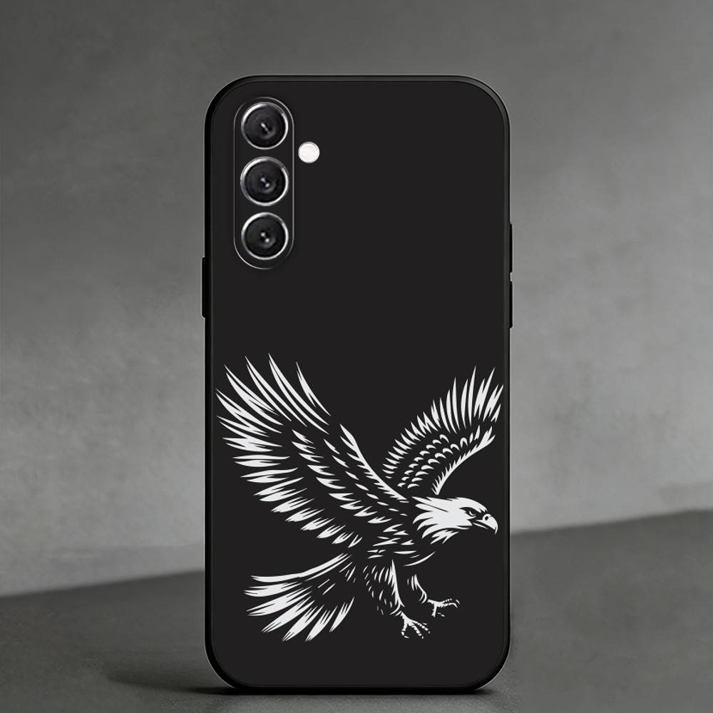 

B-bald eagle Phone Case For Samsung Galaxy A91,80,73,72 ,71,53,52,32 ,31,22,21s,20,Soft Black Case Samsung a51 4g