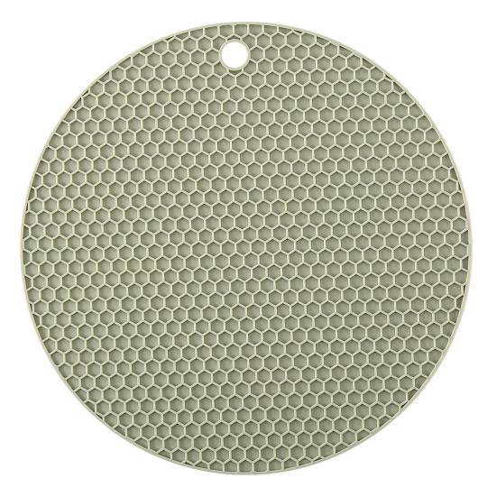 Silicone Honeycomb Round Pot Pad Thermal Insulation Mat Easy To Clean Anti-Slip Design Food-Grade Counter Hot Pad