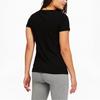 Puma Essentials Logo Printed Sports Crew Neck Short Sleeve T-Shirt Women Tops Black 586295-01