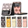 PUI PUI MOLCAR Cute Case for Samsung Galaxy Z Flip4 Flip3 5G PC Hard Cell Phone Shell Z Flip 4 3 Black Coque Zflip4 Zflip3 Cover