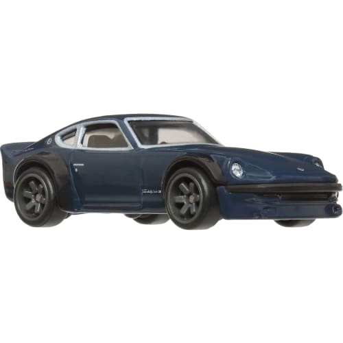 Hot Wheels Car Culture Japan Historics 4 Nissan Fairlady Z Vehicle Toy Mini Car Ages 3 and Up Navy HRV86
