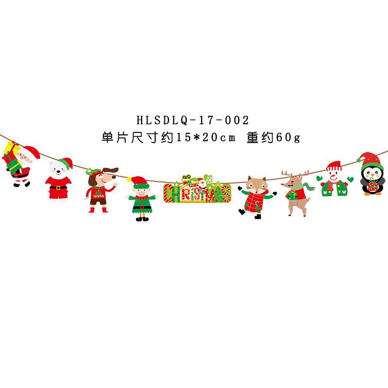 Designed Paper Beautifully Christmas Flags For Festive Holiday Scene Setting