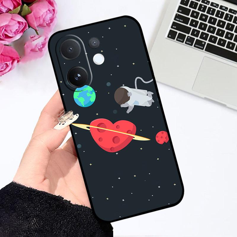 For VIVO T4 Pro T4Pro 5G Case V2510 Fashion Cute Cartoon Soft Silicone TPU Back Cover Coque For VIVO V60 V 60 VIVOV60 Phone Bags