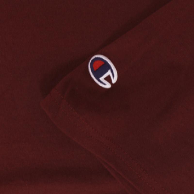 Champion Plain Short Sleeve Tee   Maroon T425 Maroon