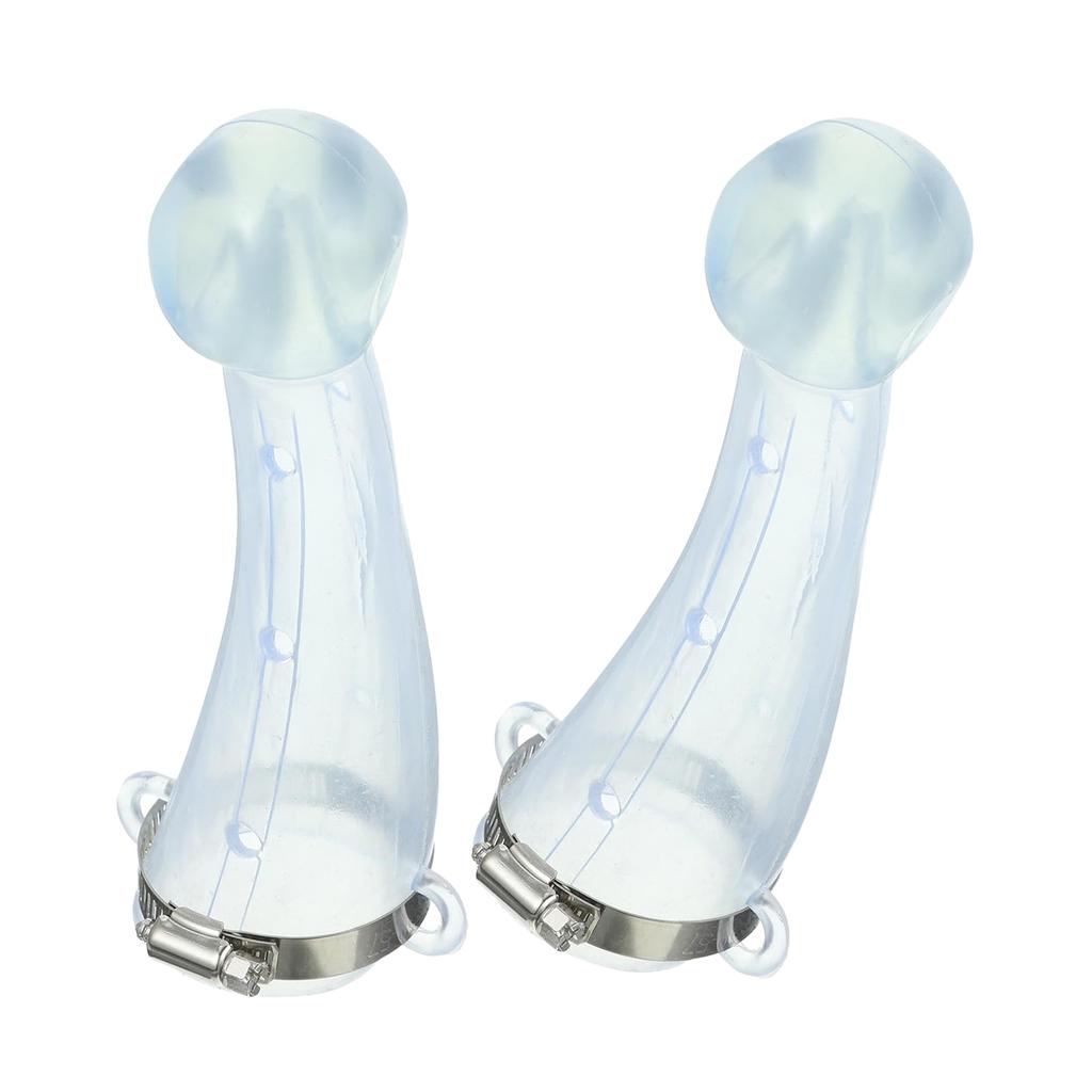 2Pcs Silicone Cattle Horn Protectors Anti Fight Bull Cow Horn Protector for Calf Sheep Farm Accessories Easy to Install