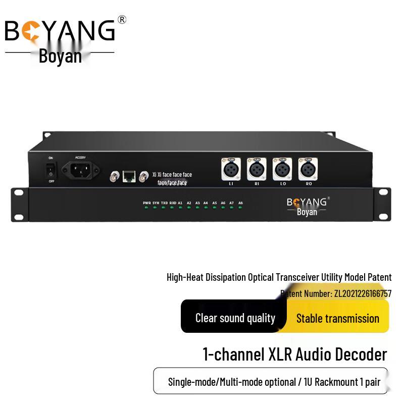 BOYANG Fiber Optic Audio & Video Transceivers