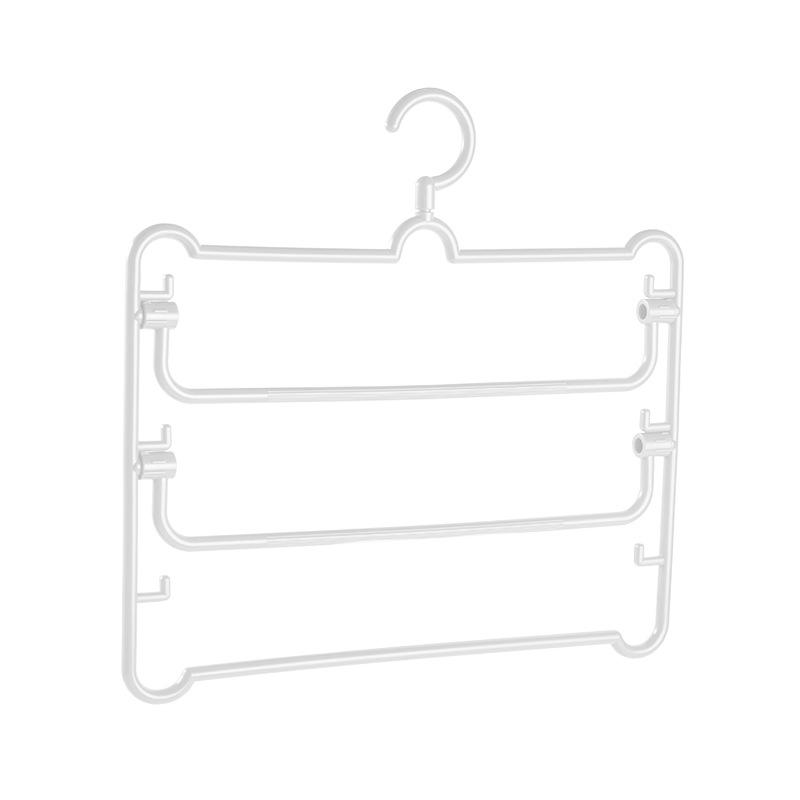 

Strictly Selected Free Shipping Plastic Pants Rack Clothing Store Pants Clip Pants Household Pants Hanger With Clip Skirt Clip Hanger Hanger Folding rotary pants rack білий