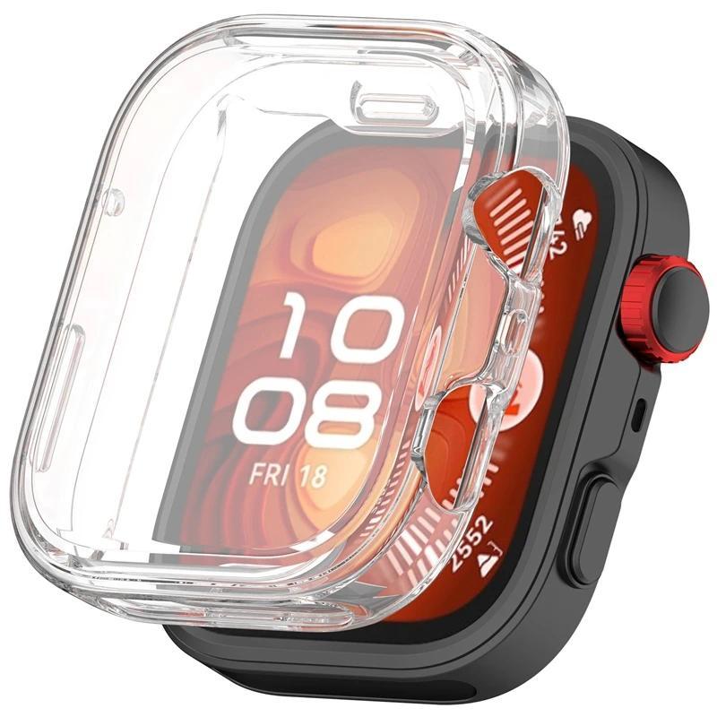 Silicone TPU Case Glass For Huawei Watch Fit 4 Smartwatch Screen Protector Frame Bumper for Huawei Fit 4 Pro Fit4 Cover Shell