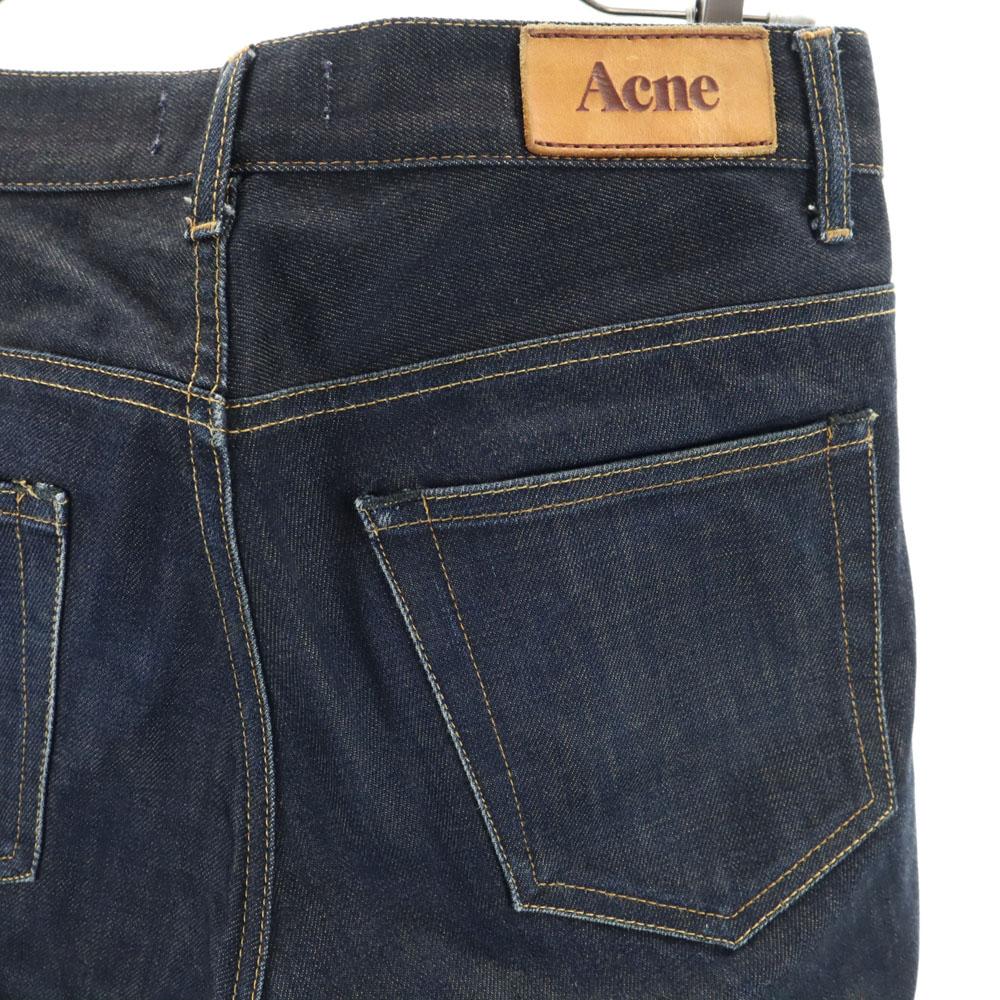 ACNE Denim pants W29 Navy Jeans button fly Men's Used