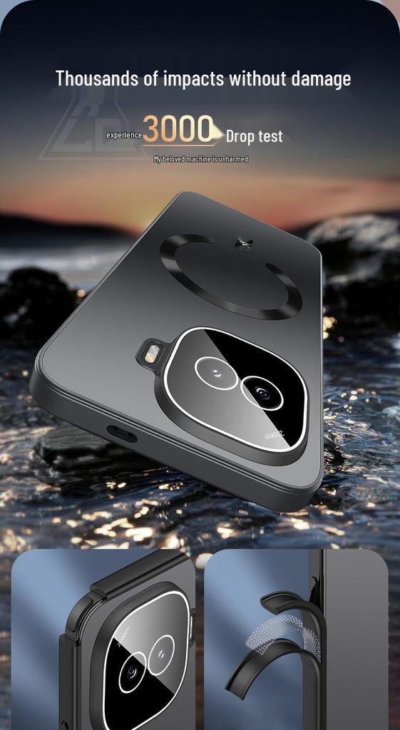 iQOO Z11 Turbo Phone Case - Rotating Magnetic Stand, Ultra-Thin Frosted, Full Coverage, Anti-Drop Protective Cover.